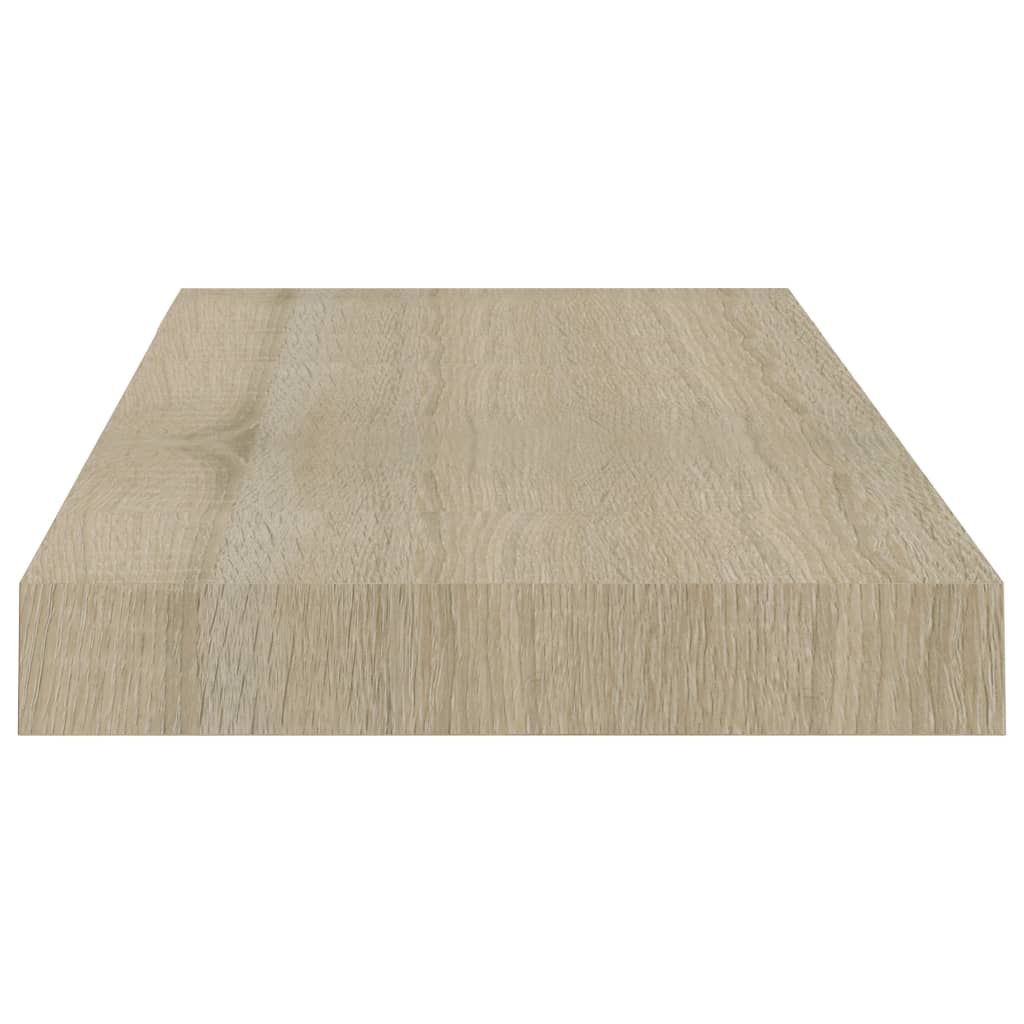 Étagère murale flottante chêne 50x23x3,8 cm MDF