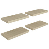 Étagères murales flottantes 4 pcs chêne 50x23x3,8 cm MDF