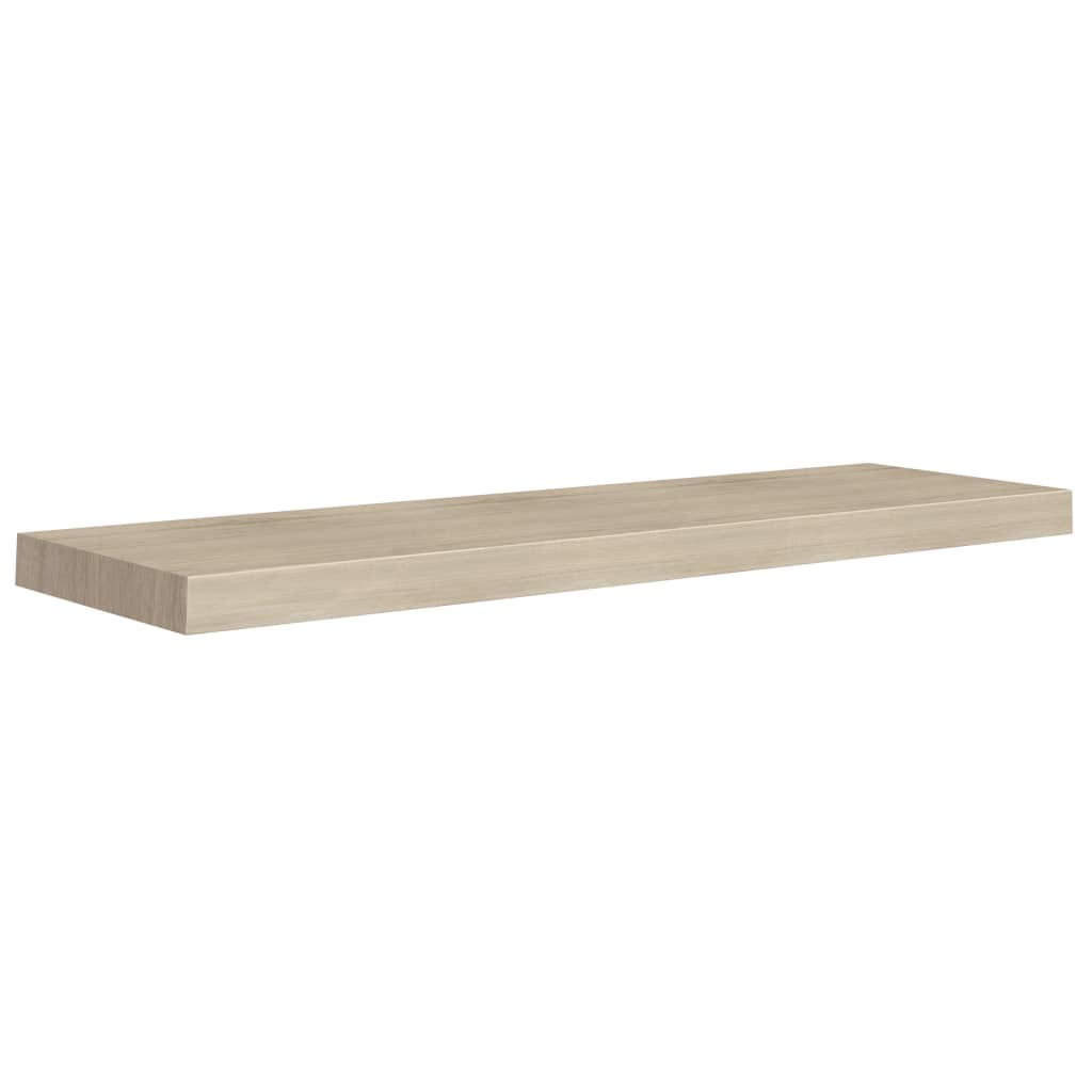 Étagère murale flottante chêne 90x23,5x3,8 cm MDF