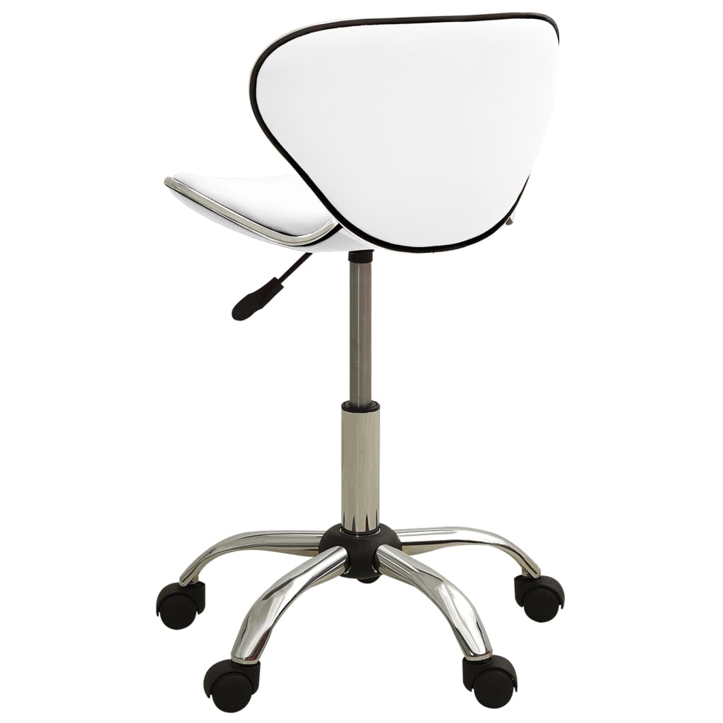 Tabouret de salon et spa Blanc Similicuir