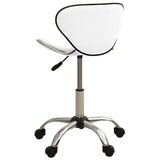 Tabouret de salon et spa Blanc Similicuir