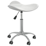 Tabouret de salon et spa Blanc Similicuir