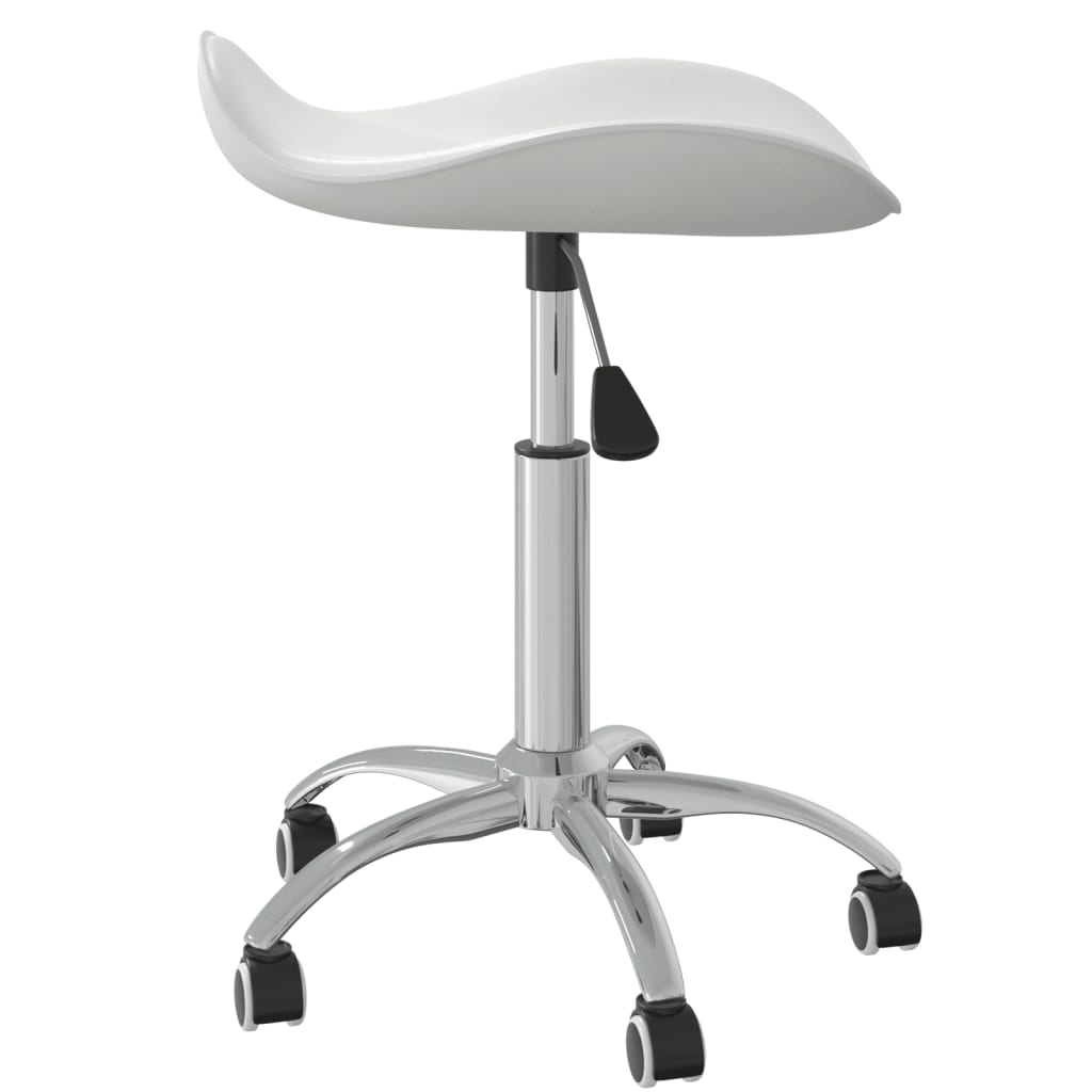 Tabouret de salon et spa Blanc Similicuir