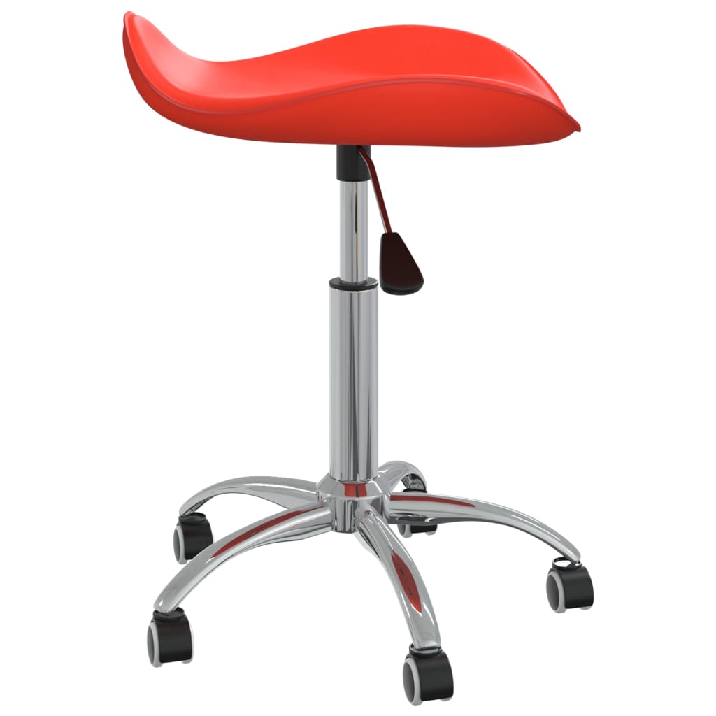 Tabouret de salon et spa Rouge Similicuir