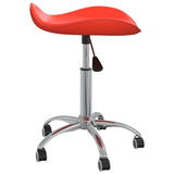 Tabouret de salon et spa Rouge Similicuir