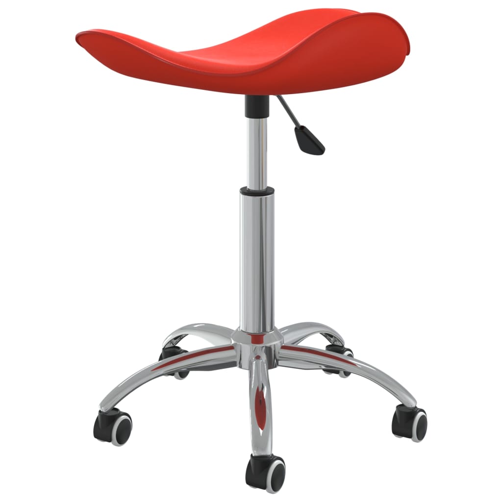 Tabouret de salon et spa Rouge Similicuir