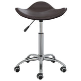 Tabouret de salon et spa Marron Similicuir