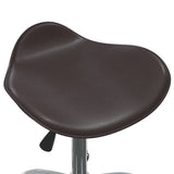 Tabouret de salon et spa Marron Similicuir