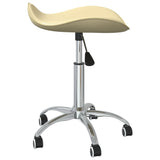 Tabouret de salon et spa Crème Similicuir