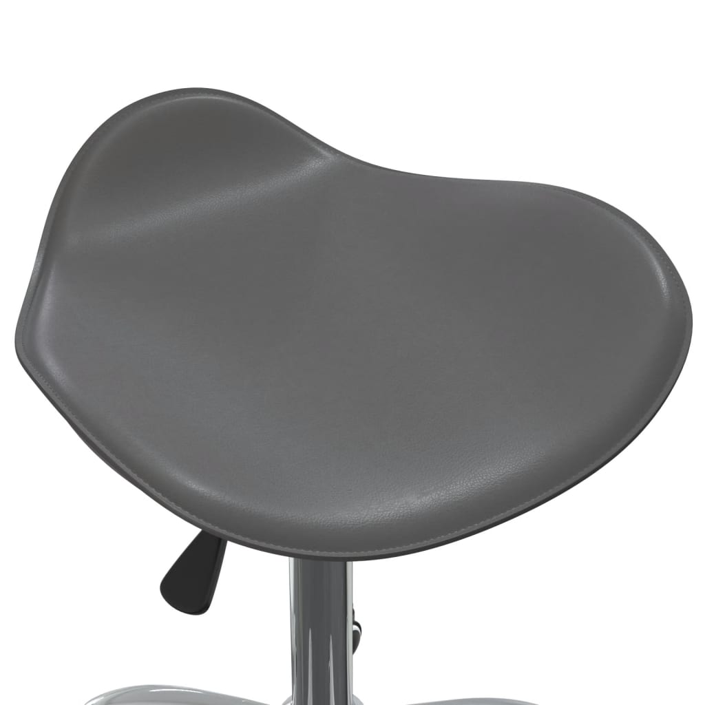 Tabouret de salon et spa Gris Similicuir