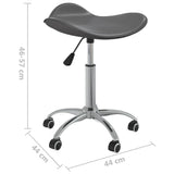 Tabouret de salon et spa Gris Similicuir