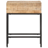 Table d'appoint 40x30x50 cm Bois massif de manguier brut