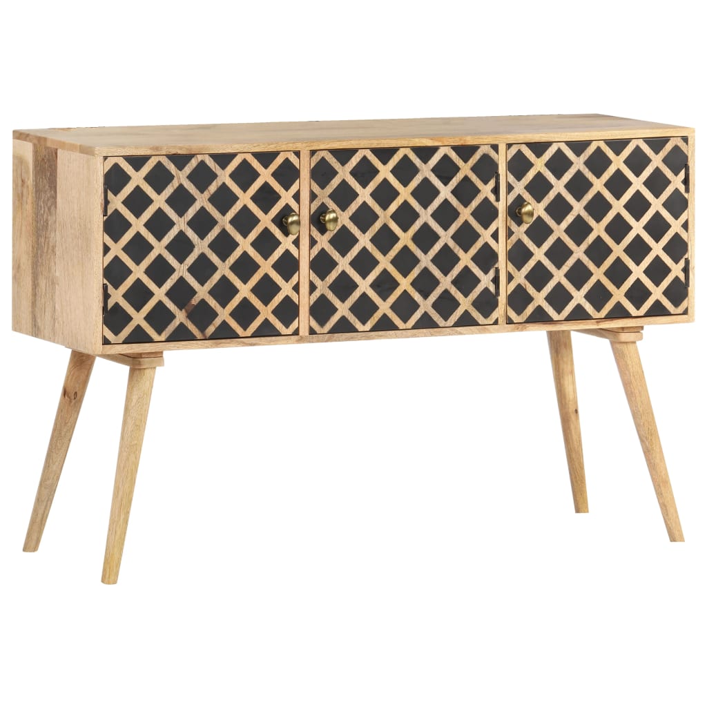 Buffet 118x35x75 cm Bois de manguier massif