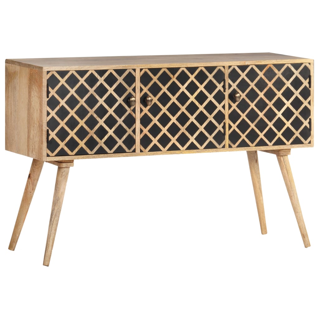 Buffet 118x35x75 cm Bois de manguier massif