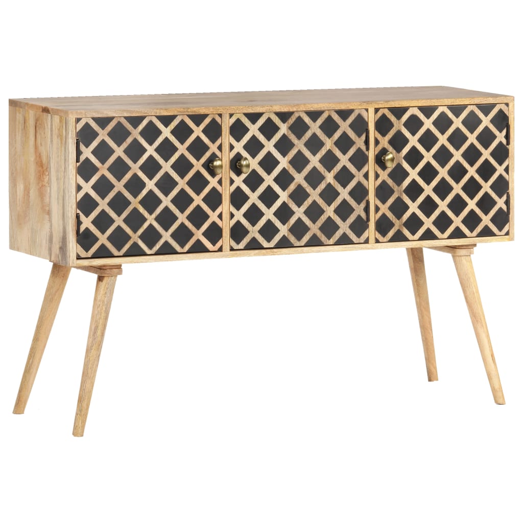 Buffet 118x35x75 cm Bois de manguier massif