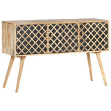 Buffet 118x35x75 cm Bois de manguier massif