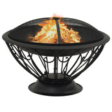 Fireplace with poker 75 cm XXL Steel