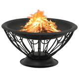 Fireplace with poker 75 cm XXL Steel