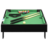 Mini table de billard 3 pieds 92x52x19 cm Noir et vert