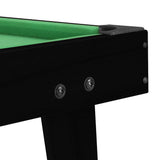 Mini table de billard 3 pieds 92x52x19 cm Noir et vert