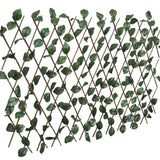 Clôtures à treillis de saule 5pcs feuille artificielle 180x30cm