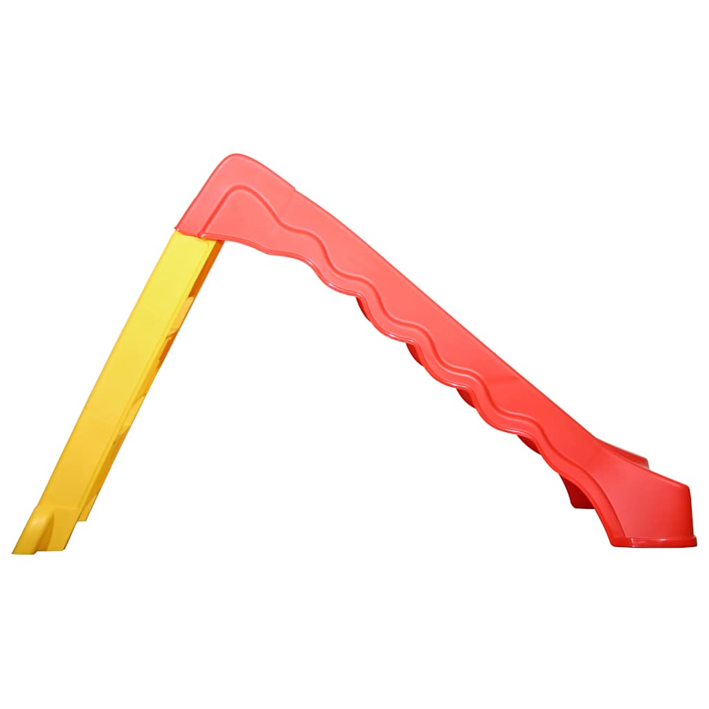 Toboggan pliable d'enfants Intérieur/Extérieur Rouge et jaune