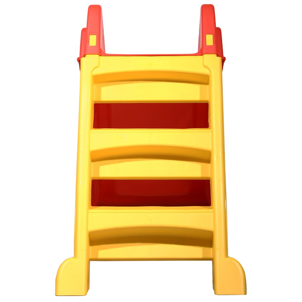 Toboggan pliable d'enfants Intérieur/Extérieur Rouge et jaune