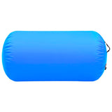 Aufblasbare Gymnastikrolle mit Pumpe 120x90 cm PVC Blau