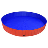 Piscine pliable pour chiens Rouge 300x40 cm PVC