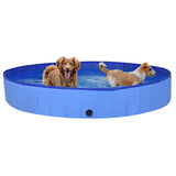 Foldable dog pool Blue 200x30 cm PVC