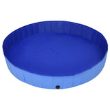 Foldable dog pool Blue 200x30 cm PVC