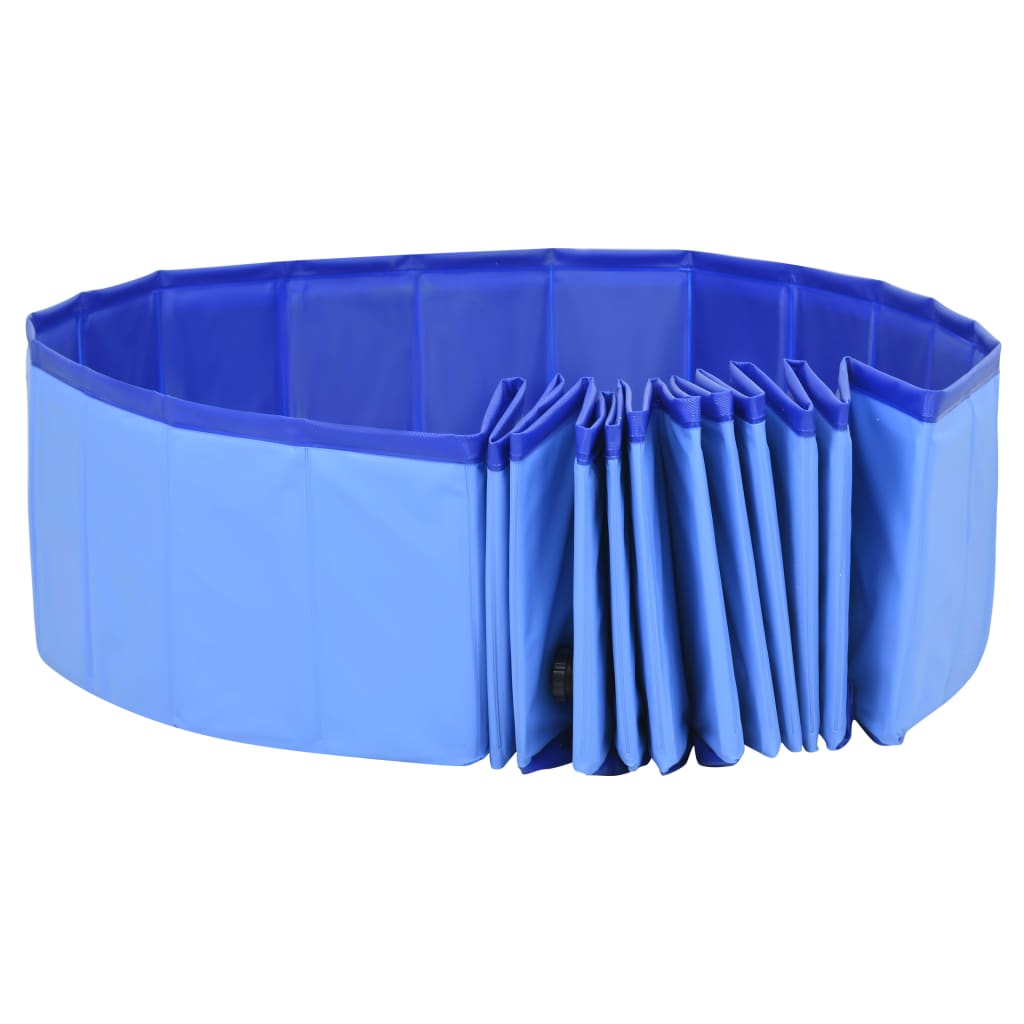 Foldable dog pool Blue 200x30 cm PVC