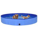 Faltbarer Pool für Hunde, Blau, 300 x 40 cm, PVC