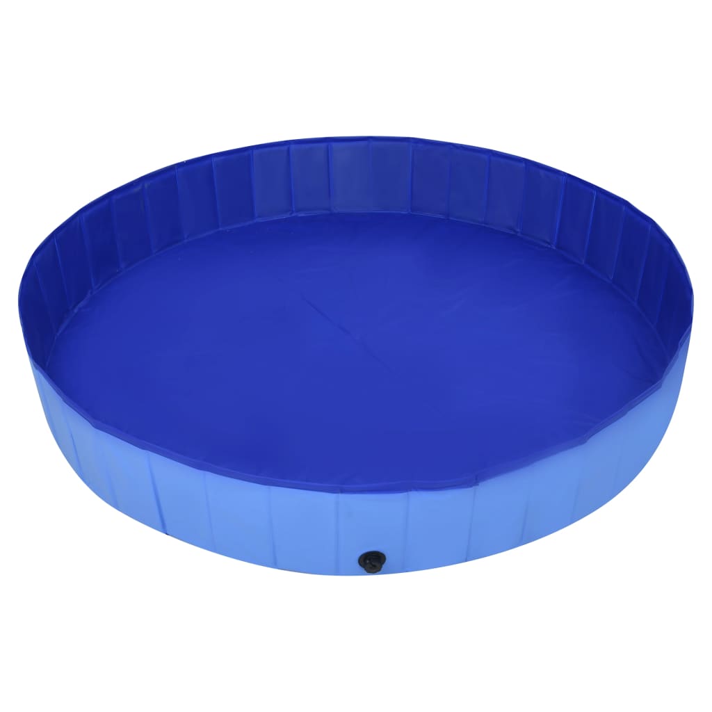 Faltbarer Pool für Hunde, Blau, 300 x 40 cm, PVC