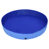 Faltbarer Pool für Hunde, Blau, 300 x 40 cm, PVC