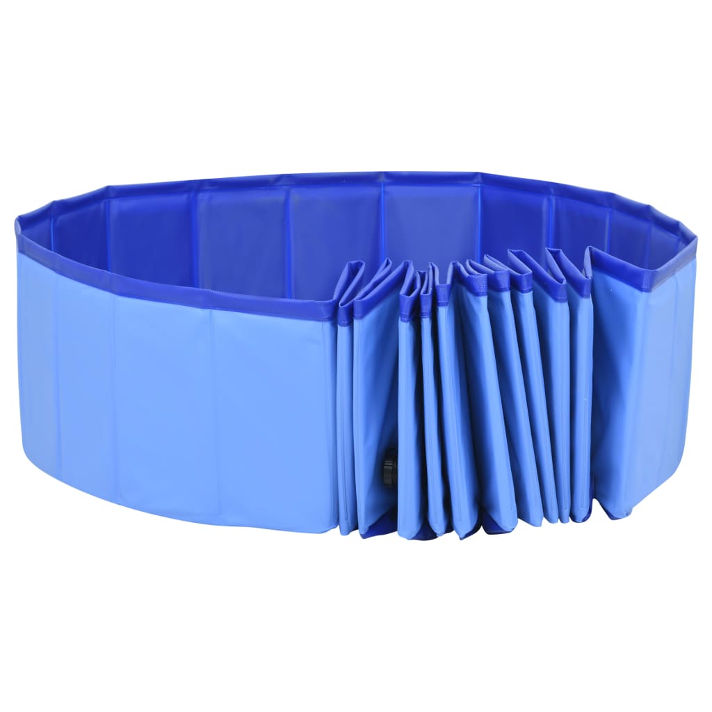 Foldable dog pool Blue 300x40 cm PVC