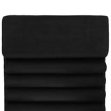 Coussin de chaise longue Noir Daim