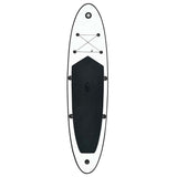 Black and White Inflatable SUP Board Set