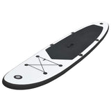 Black and White Inflatable SUP Board Set