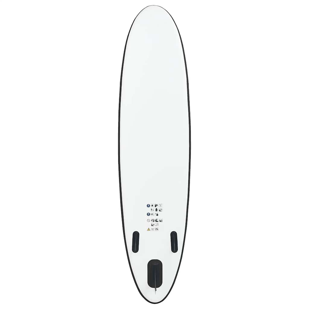 Black and White Inflatable SUP Board Set