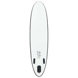 Black and White Inflatable SUP Board Set