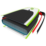 Green and White Inflatable SUP Board Set