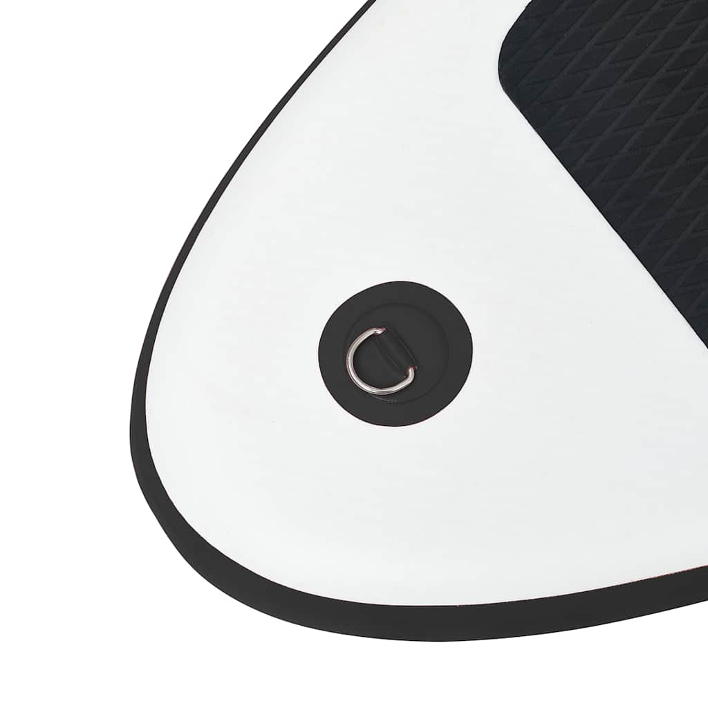 Inflatable SUP Board Set with Sail Black and White