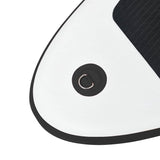 Inflatable SUP Board Set with Sail Black and White