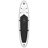 Inflatable SUP Board Set with Sail Black and White