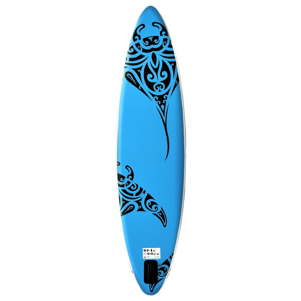 Inflatable SUP board set 305x76x15 cm Blue