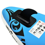 Inflatable SUP board set 305x76x15 cm Blue