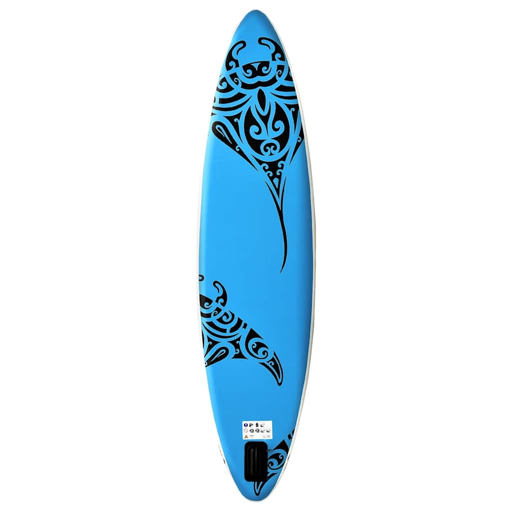 Inflatable SUP board set 320x76x15 cm blue