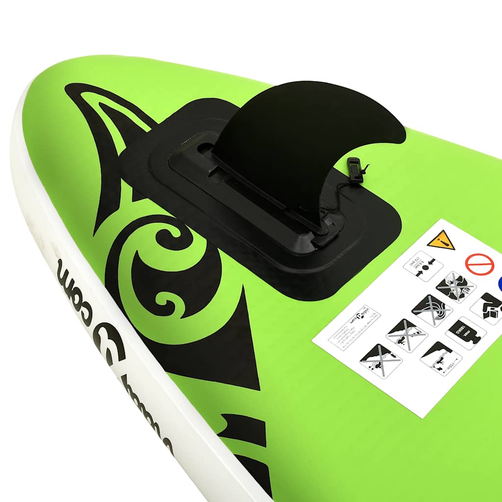 Inflatable SUP board set 305x76x15 cm Green