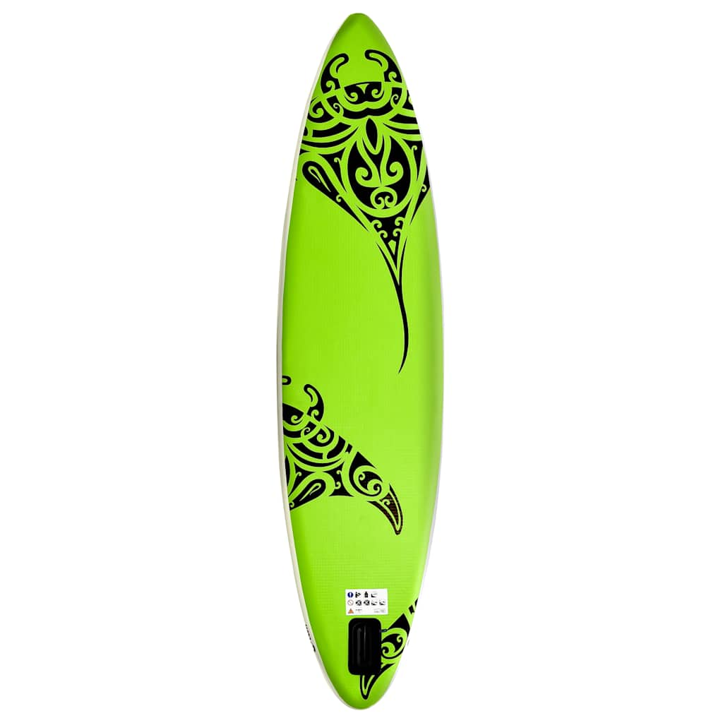 Inflatable SUP board set 320x76x15 cm Green